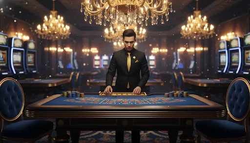 lucy888bet Baccarat Table